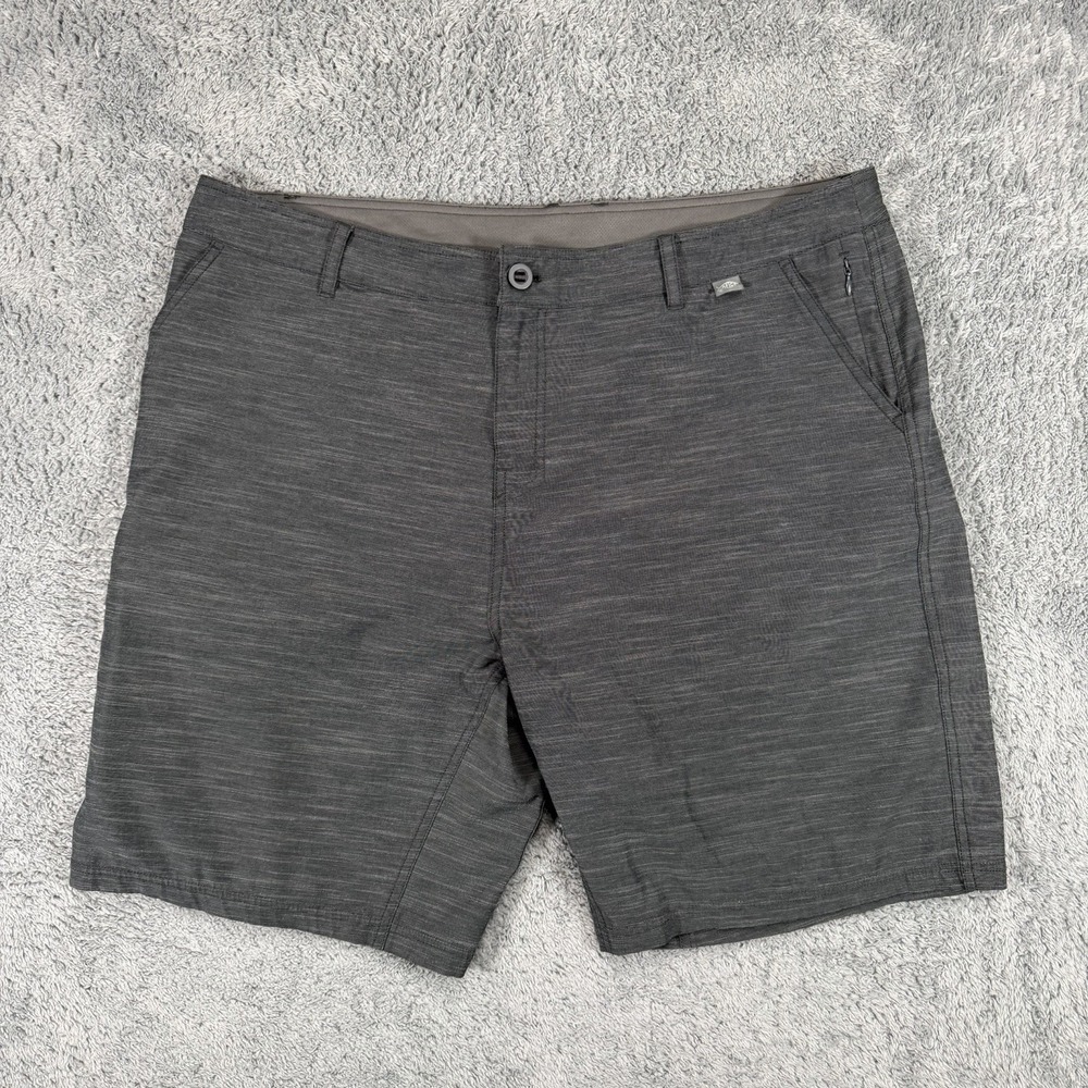 Aftco 365 Hybrid Chino Shorts Mens‎ 40x10 Heather Gray Fishing Outdoor Stretch